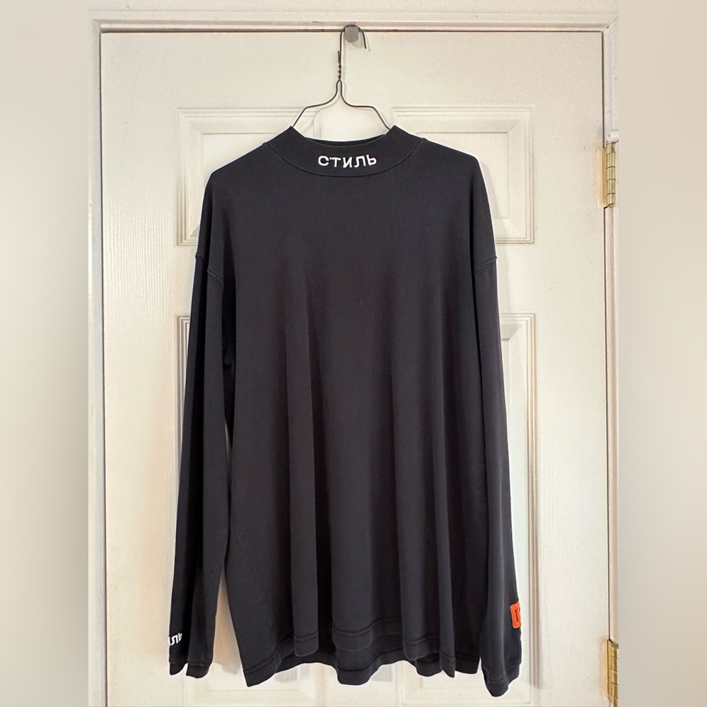 Heron Preston Mockneck Size S men, black